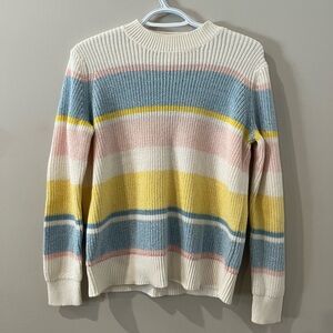 Pastel Striped Sweater